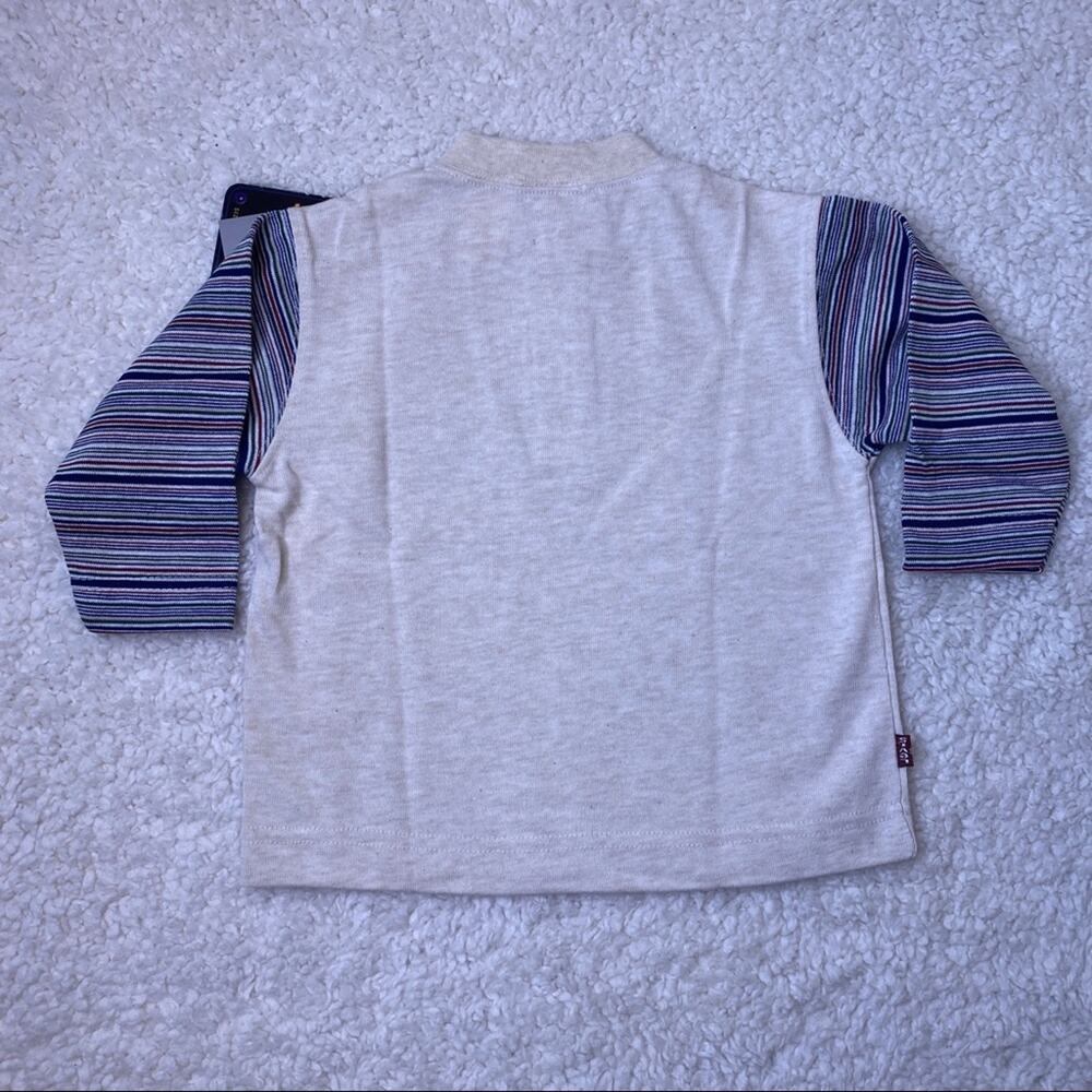 Levi’s Long Sleeve Button Up Tee 12 Months - Picture 4 of 6